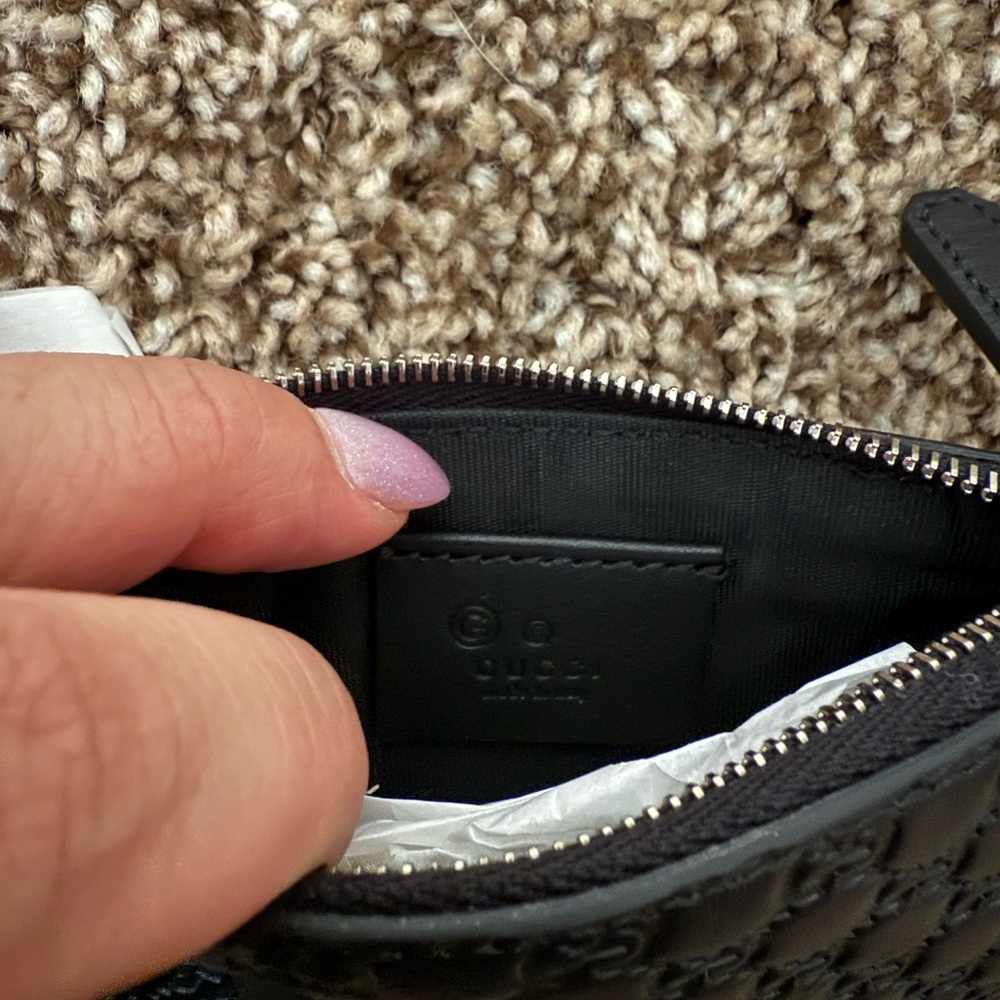 Authentic Gucci Interlocking Leather Key Pouch - image 5